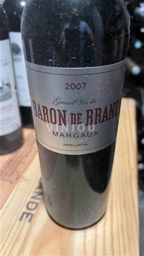 Bordeaux Margaux Château Brane-Cantenac Baron de Brane 2007