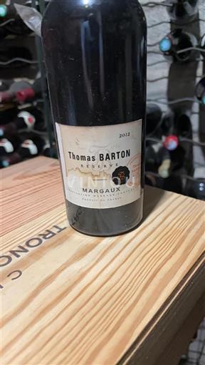 Bordeaux Margaux Thomas Barton Réserve 2012
