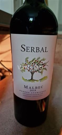 Mendoza Vale de Uco Bodega Atamisque Serbal 2019