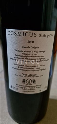 Languedoc in Roussillon Katalonske obale Cuvons Lajoie Cosmicus Serre petite 2020
