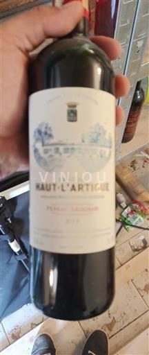 Bordeaux Pessac-Léognan Château Haut-L'Artigue 2014