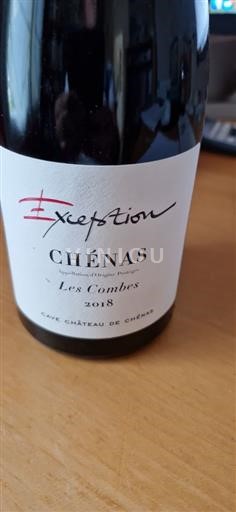 Beaujolais Chénas Château Cave de Chénas Exception Les Combes 2018