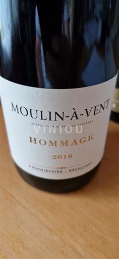 Beaujolais Moulin-à-vent Hommage 2018