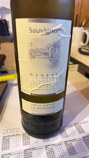 Genève Genève AOC Cave de Sezenove Sauvignon 2013
