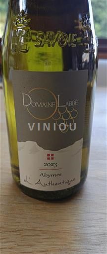 Savoie and Bugey Abymes Domaine Labbé L'Authentique 2023