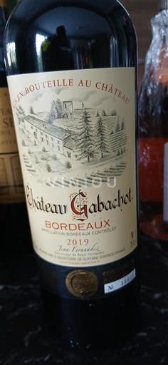 Bordeaux Château Gabachot 2019