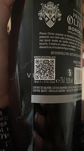 Bordeaux Prince Olivier Non-Vintage