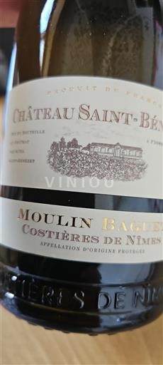 Rhône-dalen Costières-de-nîmes Château Saint-Bénézet Moulin Baguet 2023
