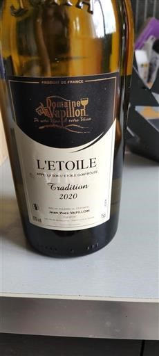 Jura L'Étoile Domaine Jean-Yves VAPILLON Tradition 2020