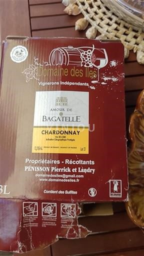 Loire-dalen Loiredalen Domaine Des Iles Amour de Bagatelle Ikke årgangsbestemt