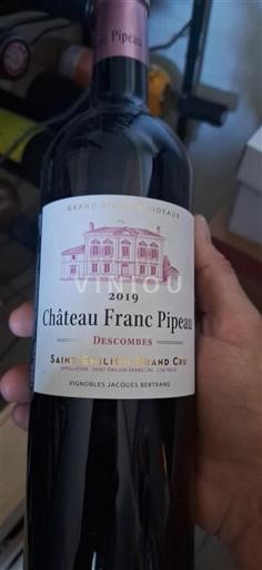 Bordeaux Saint-Émilion Grand Cru Grand Cru Château Franc Pipeau Descombes 2019