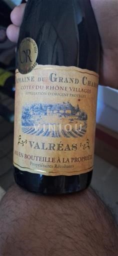 Rona dolina Côtes-du-Rhône-Villages Domaine Grand Champ Valréas Neleten.