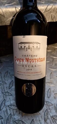 Bordeaux Castillon-côtes-de-bordeaux Château Canon Montségur Oscar 2019