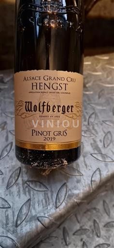 Alzacija Alsace Grand Cru Grand Cru Wolfberger Hengst 2019