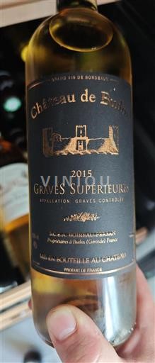 Bordeaux Graves Supérieures Château Budos 2015