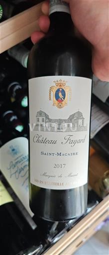Bordeaux Château Fayard Marquis de Musset 2017