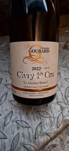 Borgogna Non specificato Premier Cru Domaine Goubard La Grande Berge 2022