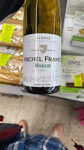 Alsácia Michel Frantz Muscat Não Sazonado