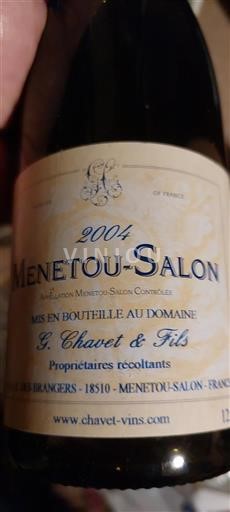 Loire Valley Menetou-Salon G. Chavet & Fils 2004