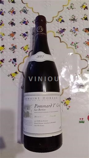 Borgogna Pommard Premier Cru Domaine Doreau Les Bertins 2017
