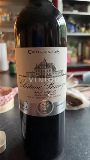 Bordeaux Haut-Médoc Cru Bourgeois Barreyres 2015