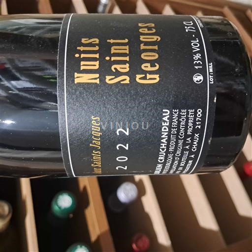 Bourgondië Nuits-saint-georges Julien Cruchandeau Aux Saints Jacques 2022