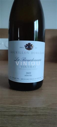 Valle della Loira Vouvray Bourillon Dorléans La Bourdonnerie 2022