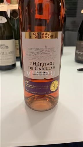 Languedoc und Roussillon Pays d'Oc L'Héritage de Carillan Spéciale 2019