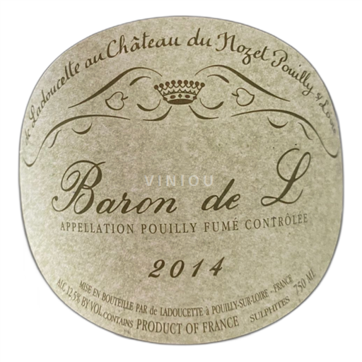 Valle del Loira Pouilly-fumé Baron de Ladoucette 2014