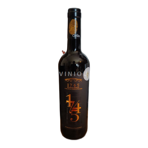 Vin Rouge sec 1745 Les Celliers Orfée 2021 France Languedoc Corbières