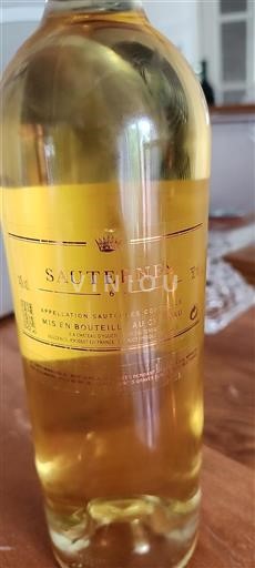 Bordeaux Sauternes Grand Cru Château Yquem Non Millésimé