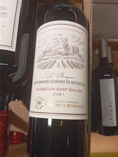 Bordeaux Puisseguin-saint-émilion Domaine Des s Edmond de Rothschild Le Bosquet 2021