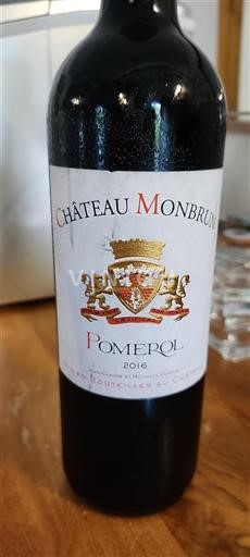 Bordeaux Pomerol Château Monbrun 2016