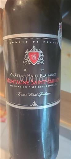 Bordeaux Montagne-Saint-Émilion Château Haut Plaisance Non-Vintage