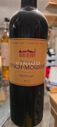 Bordeaux Pauillac Grand Cru Château Lynch-Moussas 2015