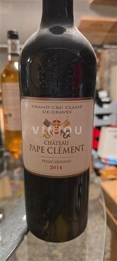 Bordeaux Pessac-Léognan Grand Cru Château Pape Clément 2014