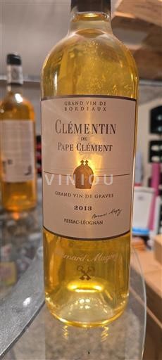 Bordeaux Pessac-Léognan Pape Clément Clémentin de Pape Clément 2013