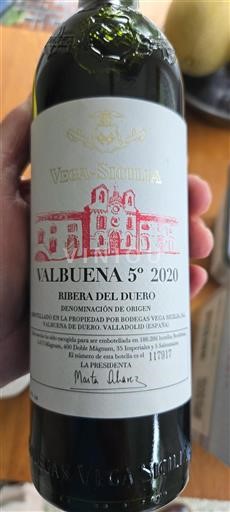 Castile and León Ribera del Duero Vega Sicilia Valbuena 5º 2020