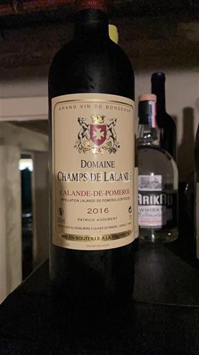 Bordeaux Lalande-de-Pomerol Champs de Lalande 2016