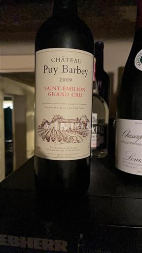 Bordeaux Saint-Émilion Grand Cru Puy Barbey 2009