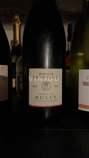 Burgundy Rully Premier Cru Domaine Jaeger-Defaix Clos du Chapitre 2013