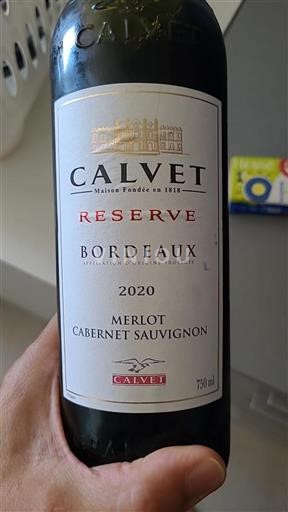 Burdeos Bordeaux Calvet Réserve 2020