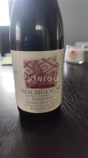 Vin Rouge sec Domaine La Robade 2001 France Bourgogne