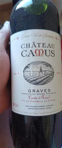 Bordeaux Graves Château Camus Maud 2010