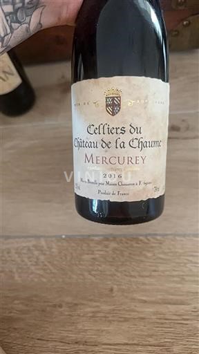 Burgundy Mercurey Château La Chaume 2016