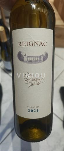 Bordeaux Bordeaux Supérieur Château Reignac Reignac Blanc 2021