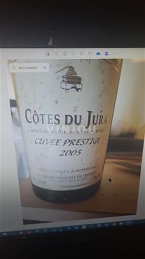 Jura Côtes du Jura Fruitière Vinicole de Voiteur Prestige 2005