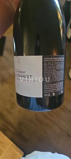 Rhône Valley Côtes du Rhône Villages Franck & Olivier Mousset Vignerons Tendance Cinsault 2015
