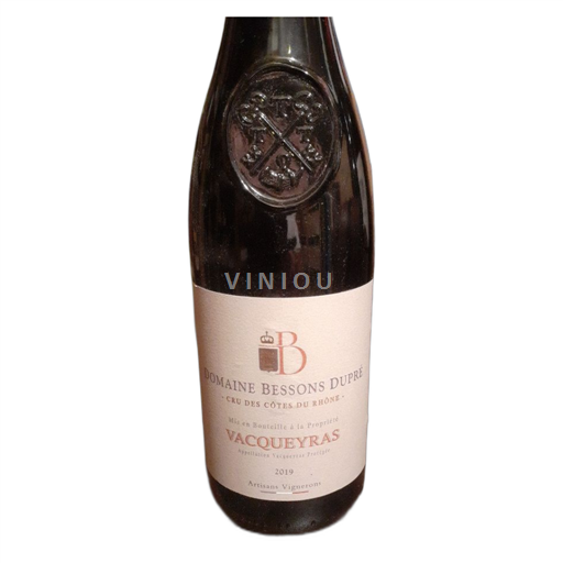 Valle del Rodano Vacqueyras Domaine Bessons Dupré 2019