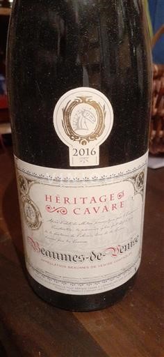 Údolí Rhôny Beaumes de Venise Héritage Cavare 2016
